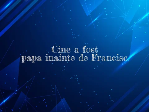 cine a fost papa inainte de francisc