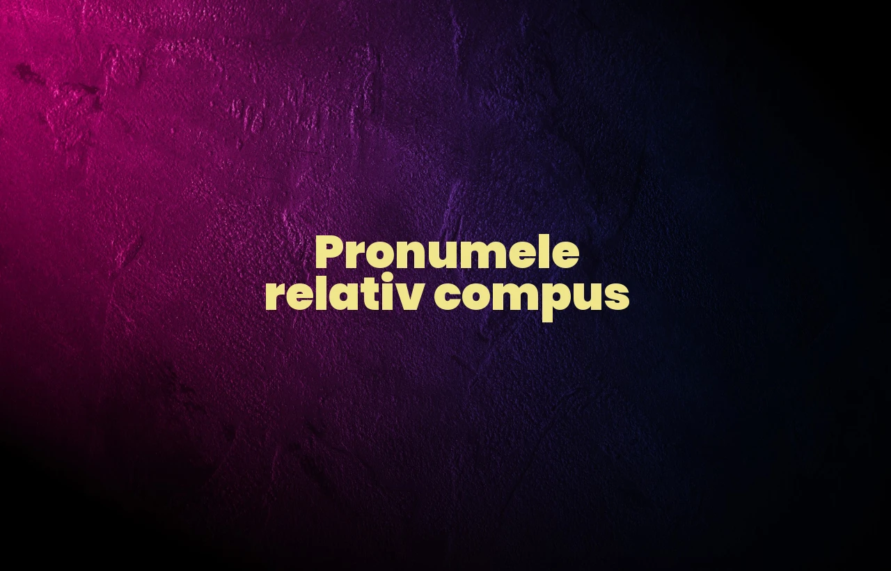 pronume relativ compus