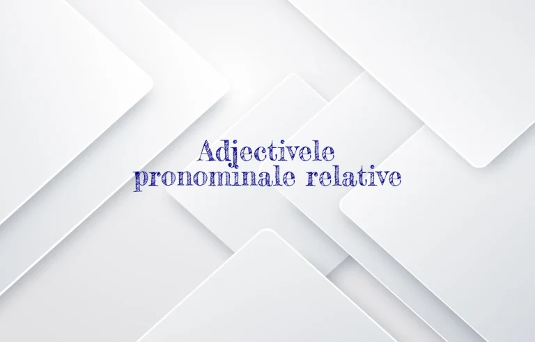 adjective pronominale relative