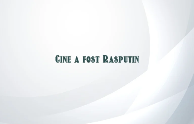 cine a fost rasputin