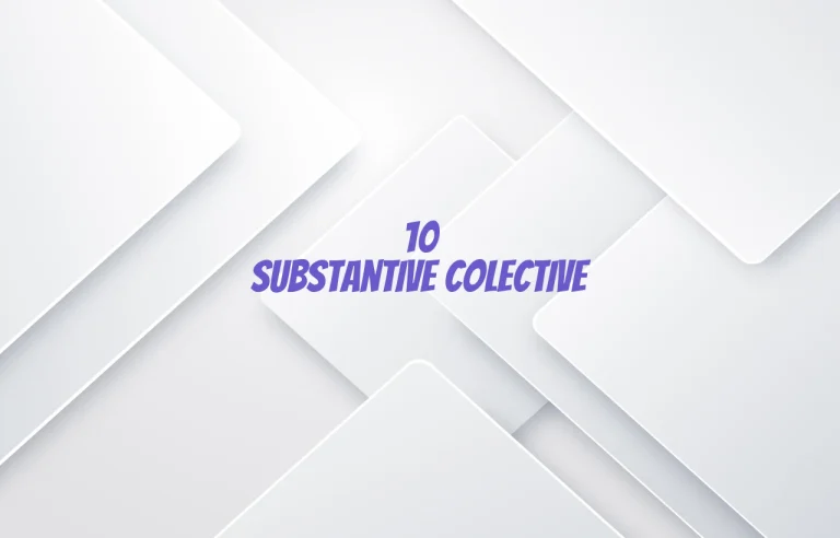 10 substantive colective