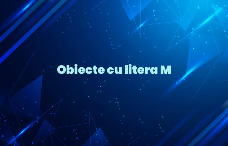 obiecte cu litera m