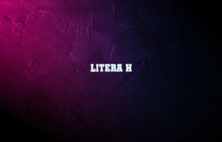 litera h