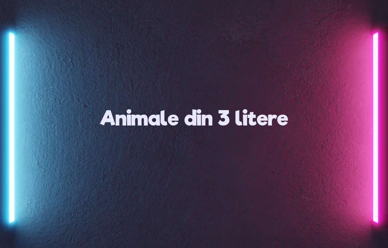 animale din 3 litere